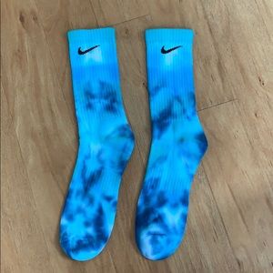 Tie dye Nike socks